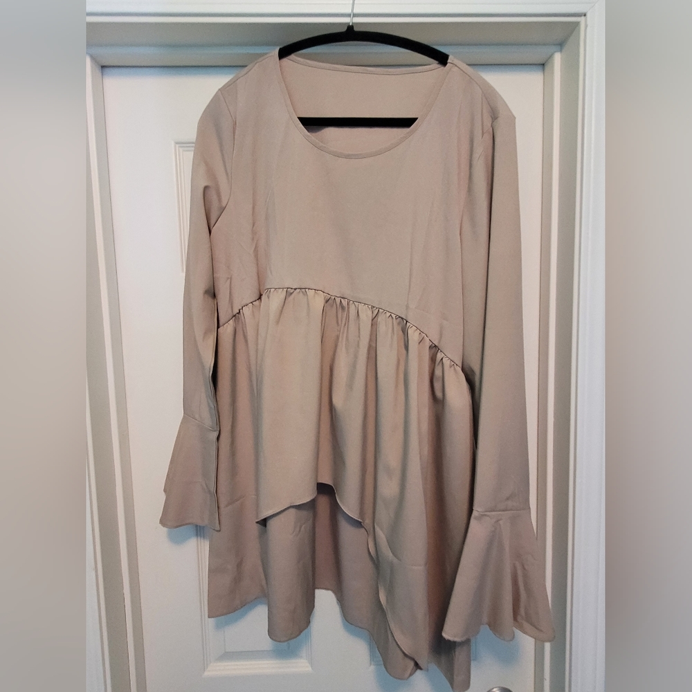 Shein high low peplum top size XL